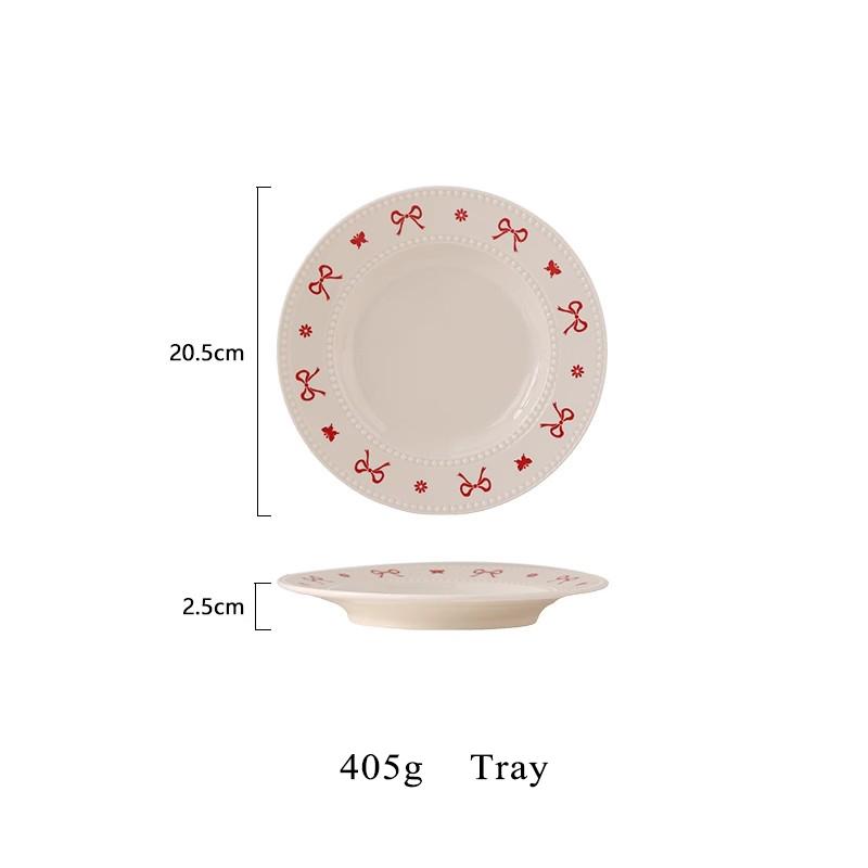 Sweet Bow Relief Ceramic Plates Household 8 Inch Aesthetic Round Kitchen Tableware Exquisite Underglazed Colour Dinner Dish 8 inches білий
Sweet Bow Relief Ceramic Plates Household 8 Inch Aesthetic Round Kitchen Tableware Exquisite Underglazed Colour Dinner Dish 8 inches білий