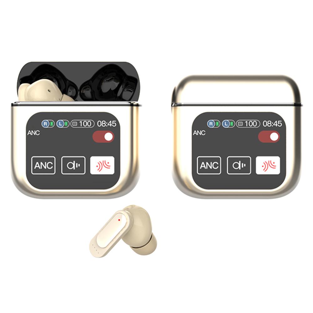 SE-60 Bluetooth-compatible 5.4 Headphones with Smart Touch Screen Housing Noise Cancelling Wireless Earbuds Gold
SE-60 Bluetooth-compatible 5.4 Headphones with Smart Touch Screen Housing Noise Cancelling Wireless Earbuds Gold