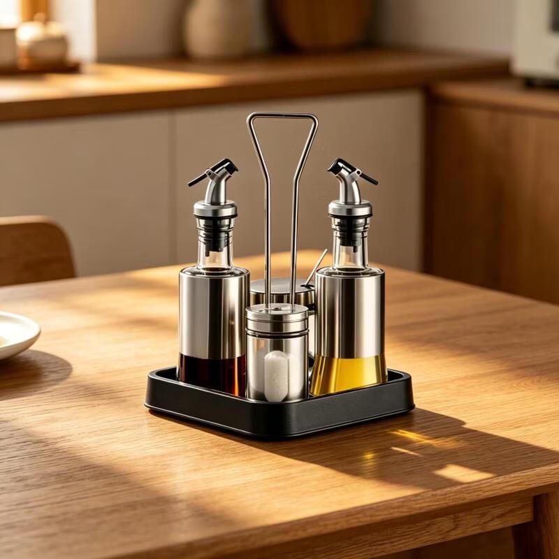Glass Spice Jar & Seasoning Container Set
Glass Spice Jar & Seasoning Container Set