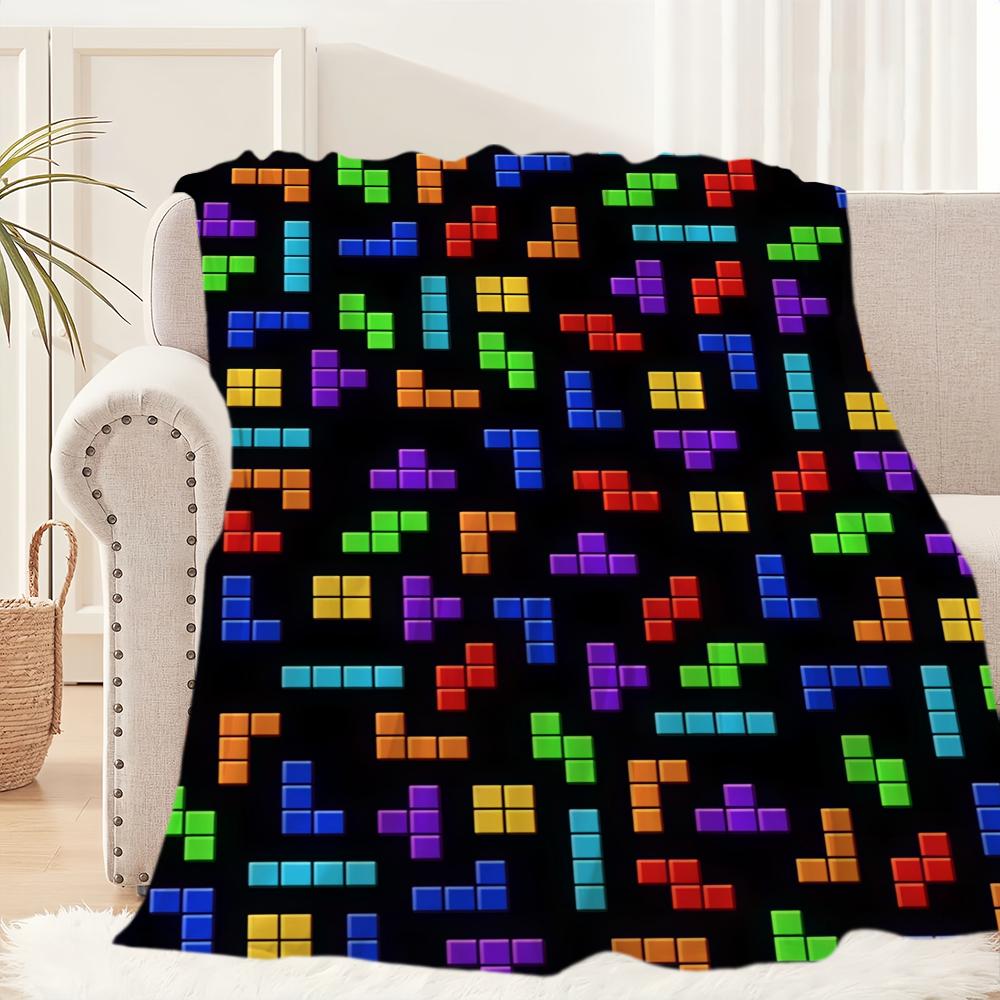 Puzzle Game T-TETRIS-ES Blanket Blanket for Couch Sofa Travel Home Picni Flannel Blanket birthday gift Warm Comfortable 30x40in
Puzzle Game T-TETRIS-ES Blanket Blanket for Couch Sofa Travel Home Picni Flannel Blanket birthday gift Warm Comfortable 30x40in