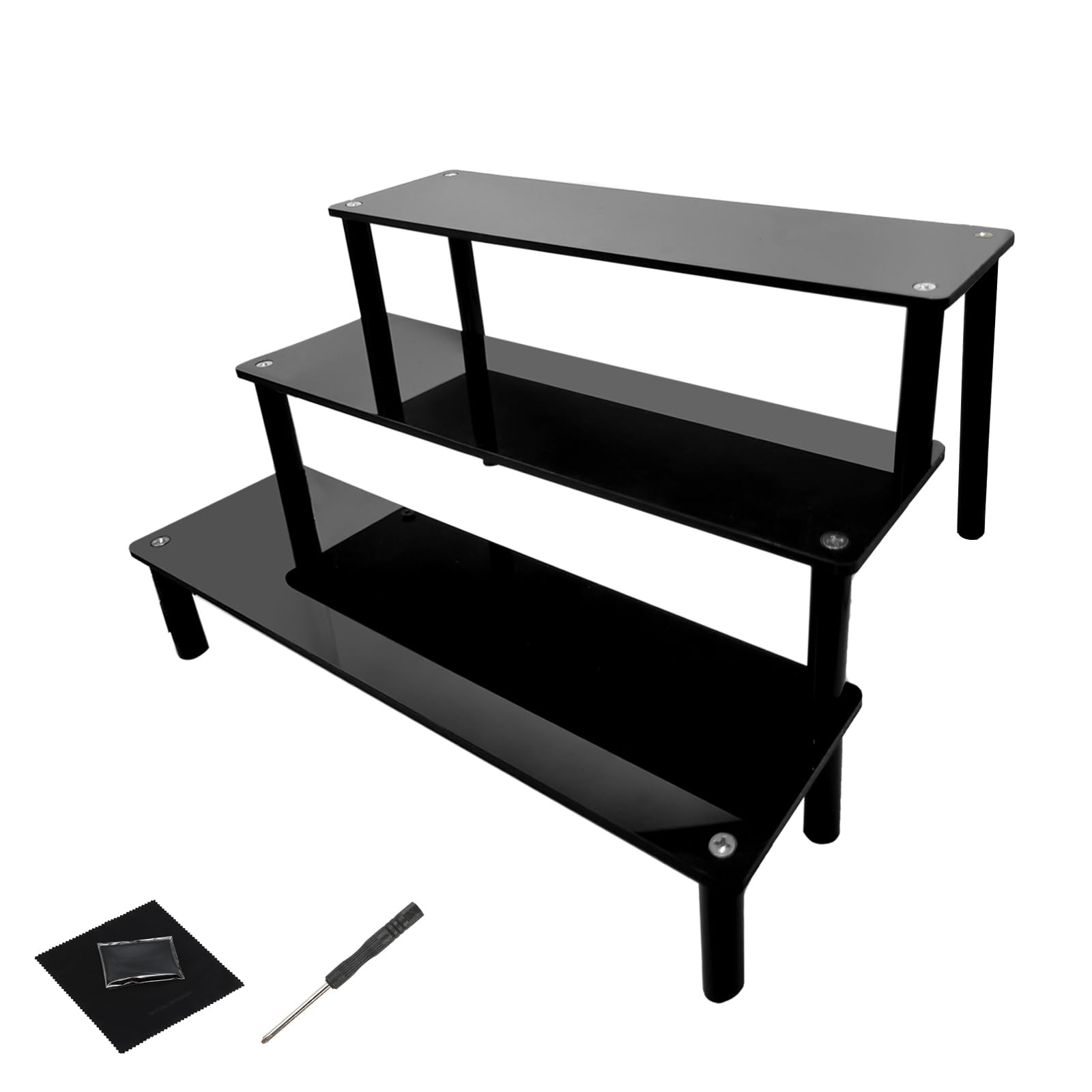 Acrylic Figure Case with Stand, 3 Tiers, Easy-to-Assemble Collection Case with Shelf, Display Case for Cosmetics, Toys, and Dolls (30cm)
Acrylic Figure Case with Stand, 3 Tiers, Easy-to-Assemble Collection Case with Shelf, Display Case for Cosmetics, Toys, and Dolls (30cm)