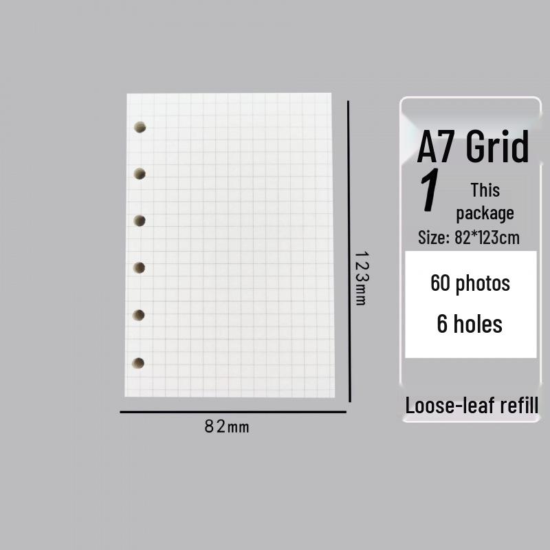 A6/A5 Loose-Leaf Refill Paper for Notebooks, Drafting, and School Use
A6/A5 Loose-Leaf Refill Paper for Notebooks, Drafting, and School Use