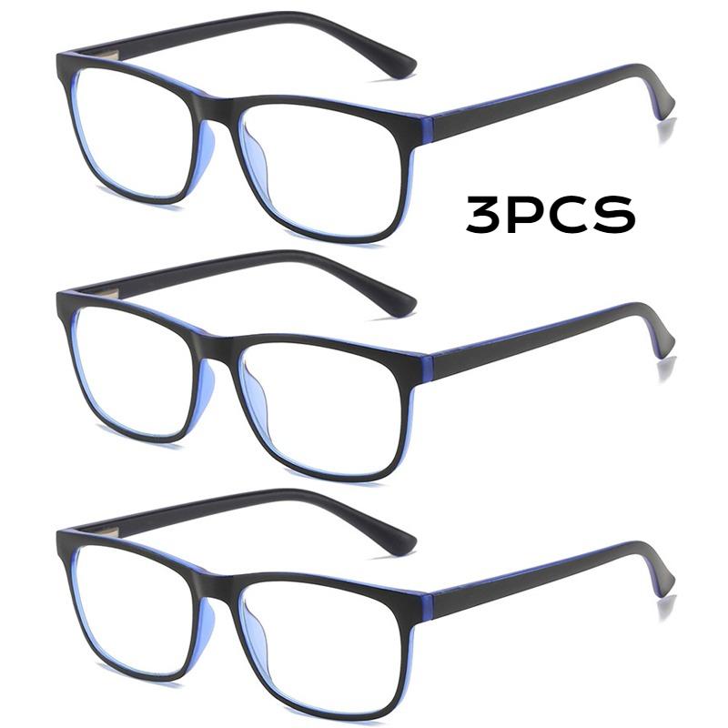 3Pcs Reading Glasses For Men Women Sports Anti-Blue Light Reading Eyewear Black Red Presbyopia Eyeglasses +100 To+400 Glasses +3.5
3Pcs Reading Glasses For Men Women Sports Anti-Blue Light Reading Eyewear Black Red Presbyopia Eyeglasses +100 To+400 Glasses +3.5