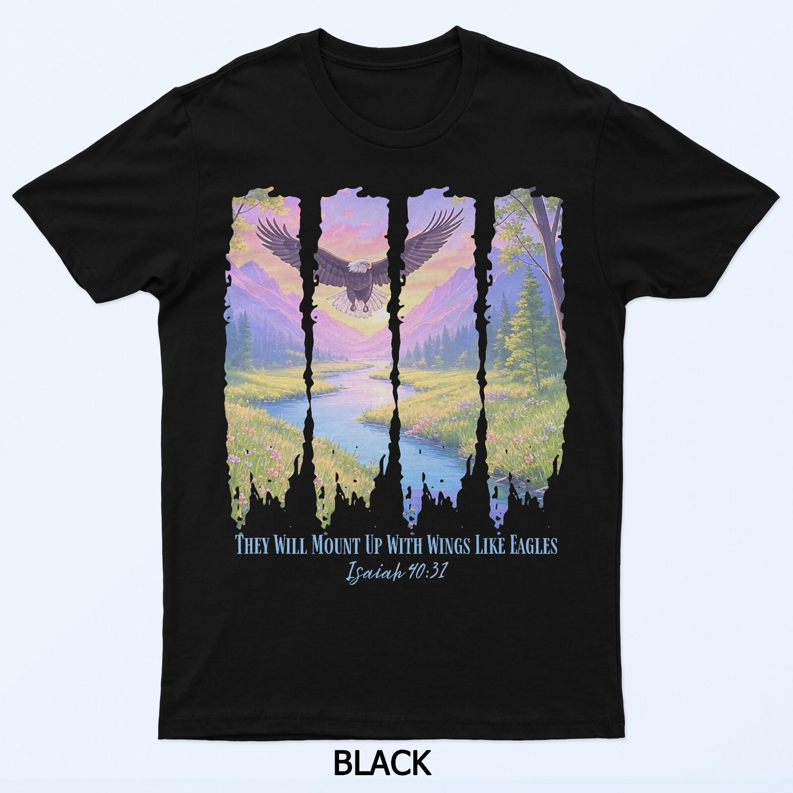 Mount Up With Wings Like Eagles Isaiah 4031 Watercolor T-Shirt XL
Mount Up With Wings Like Eagles Isaiah 4031 Watercolor T-Shirt XL