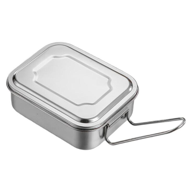 Stainless Steel Bento Lunch Box With Handle For Student Large Capacity Square Sealed Compartment Food Storage Containers
Stainless Steel Bento Lunch Box With Handle For Student Large Capacity Square Sealed Compartment Food Storage Containers