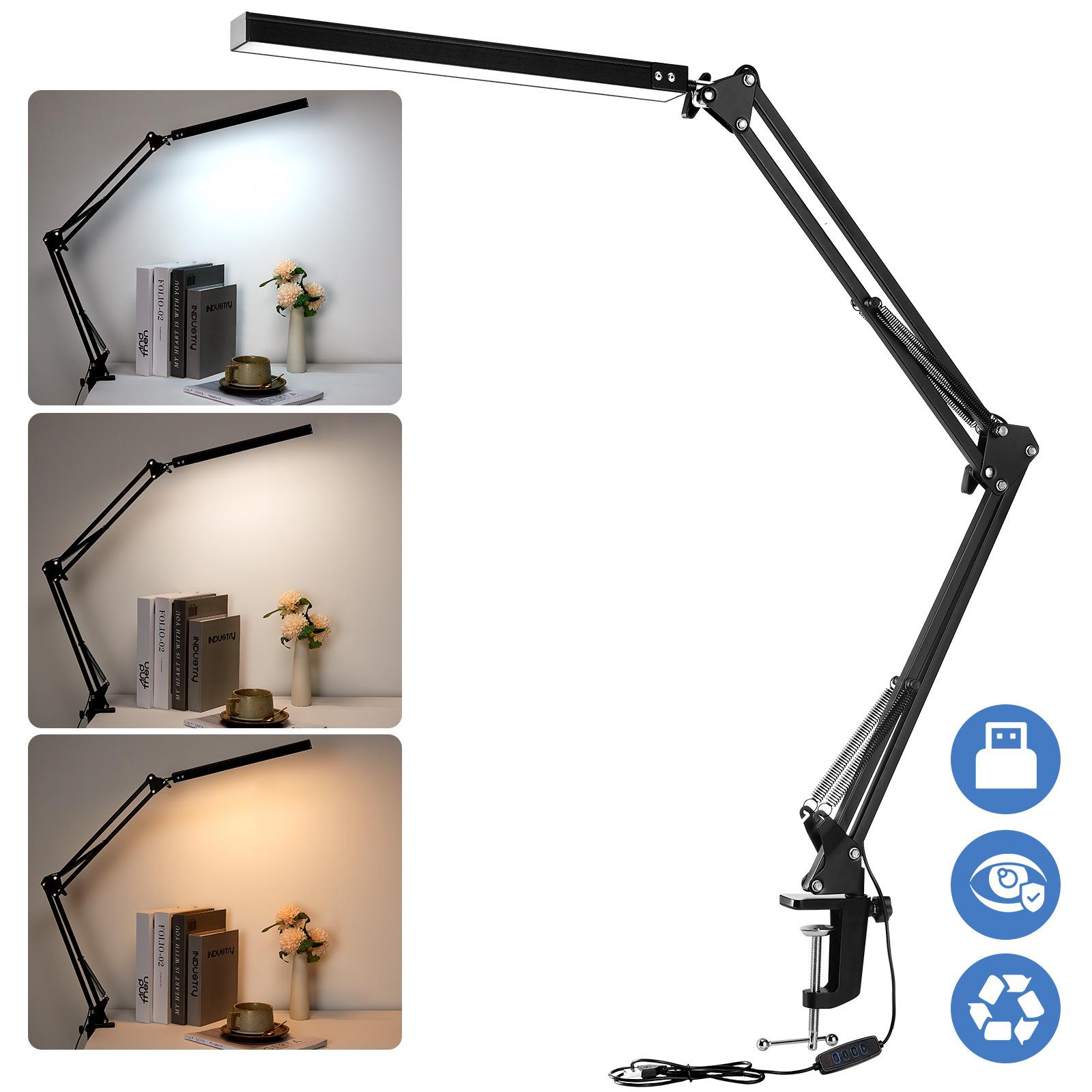 Modern new LED reading table lamp 60CM black L-shaped floor lamp USB switch infinitely dimmable Suitable for study bedroom Tricolor light
Modern new LED reading table lamp 60CM black L-shaped floor lamp USB switch infinitely dimmable Suitable for study bedroom Tricolor light
