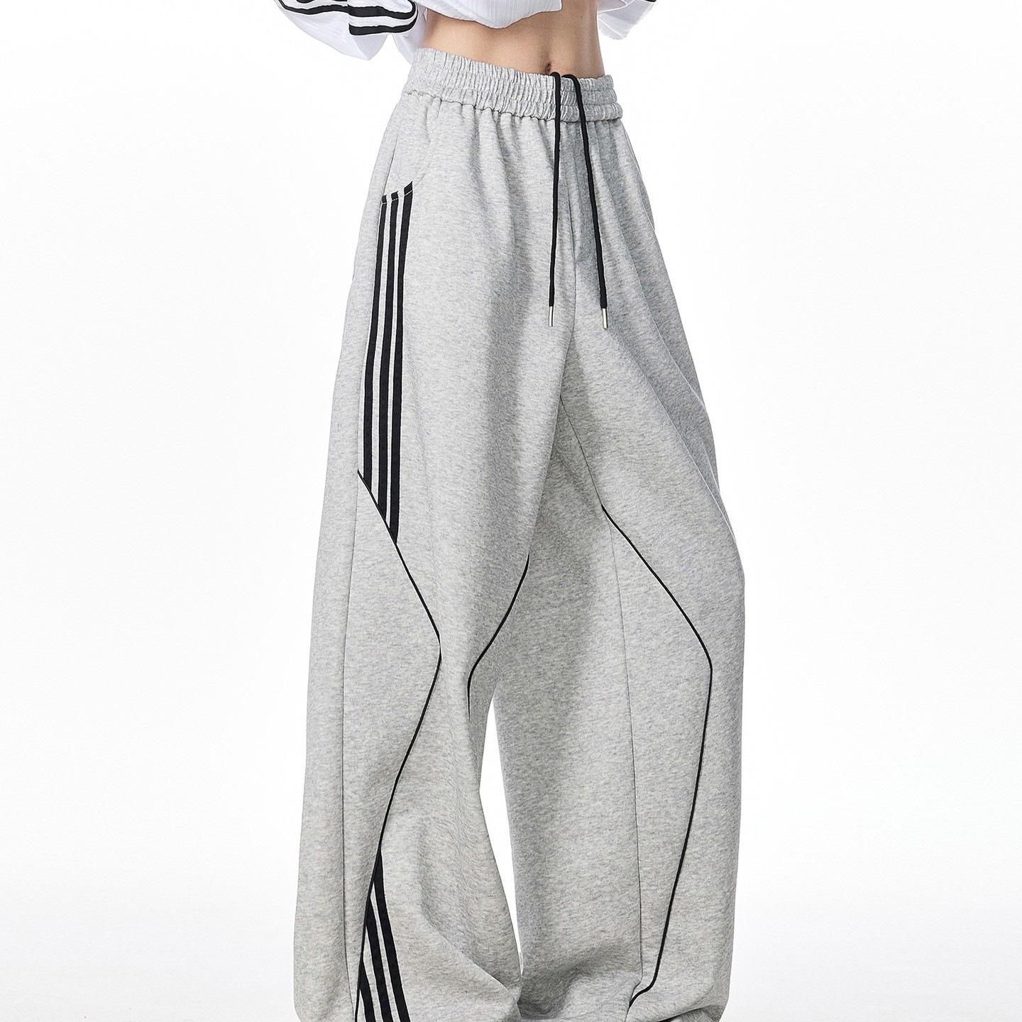 2025 Unisex Striped Loose Straight Leg Sports Sweatpants - Spring/Autumn Collection L
2025 Unisex Striped Loose Straight Leg Sports Sweatpants - Spring/Autumn Collection L