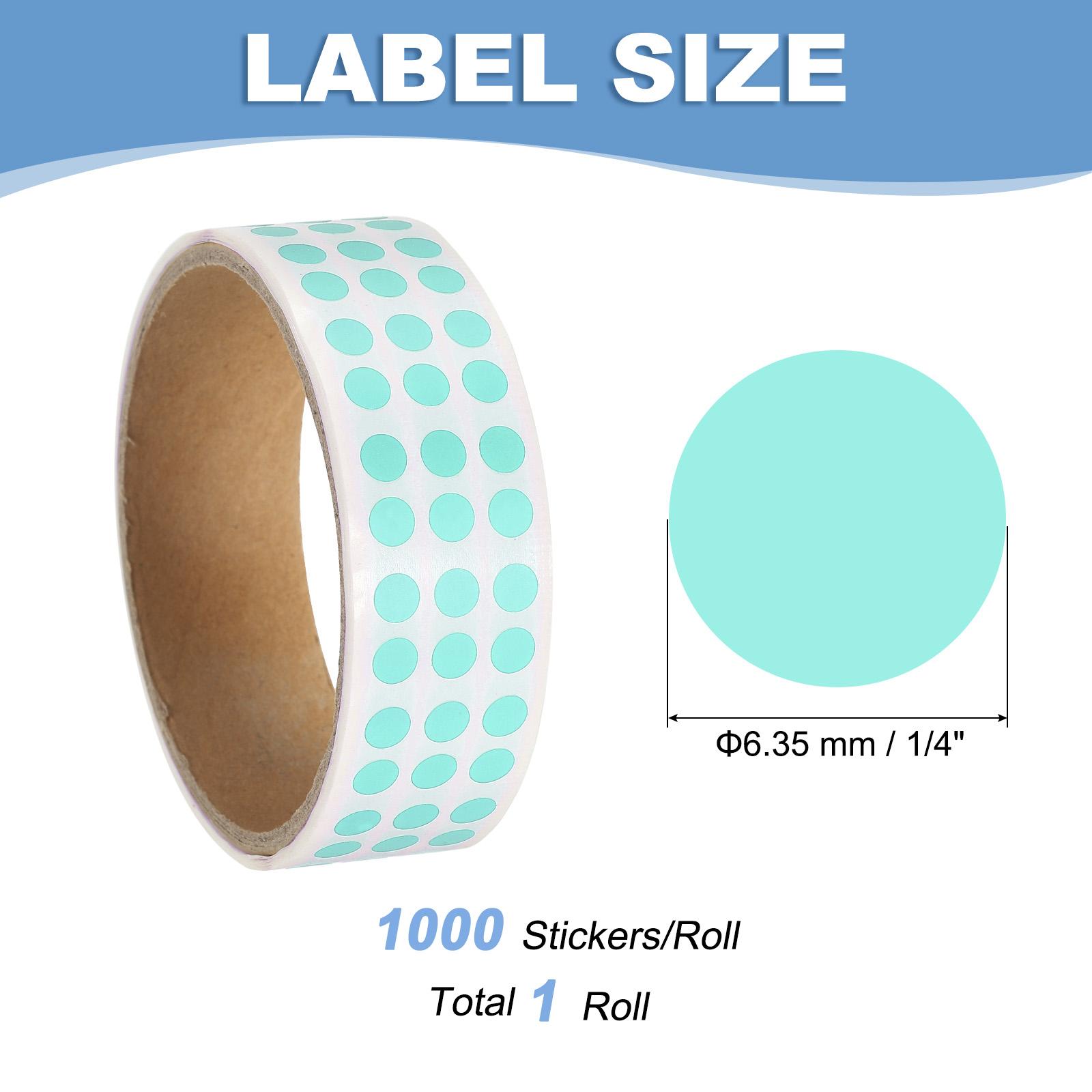 1Roll 6.35mm Colored Dot Stickers Coated Paper Color Coding Labels Blank Circle Stickers Adhesive Round Price Sticker for Office м ята зелений колір
1Roll 6.35mm Colored Dot Stickers Coated Paper Color Coding Labels Blank Circle Stickers Adhesive Round Price Sticker for Office м ята зелений колір