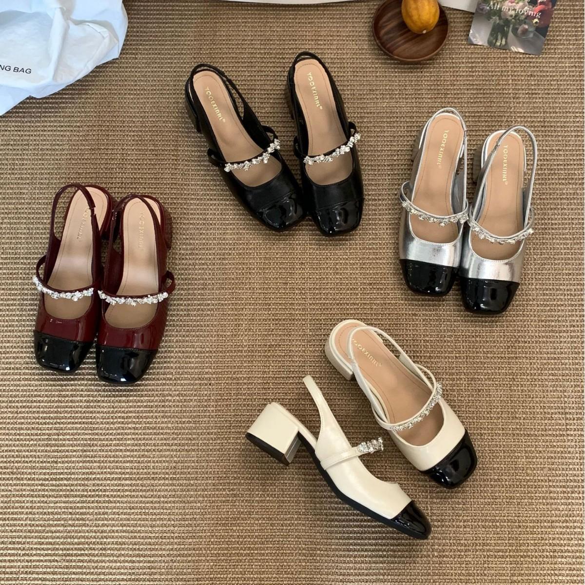 2025 new round head one-word with shallow mouth versatile OL rhinestone thick heel commuter work professional women s shoes 39 срібний
2025 new round head one-word with shallow mouth versatile OL rhinestone thick heel commuter work professional women s shoes 39 срібний