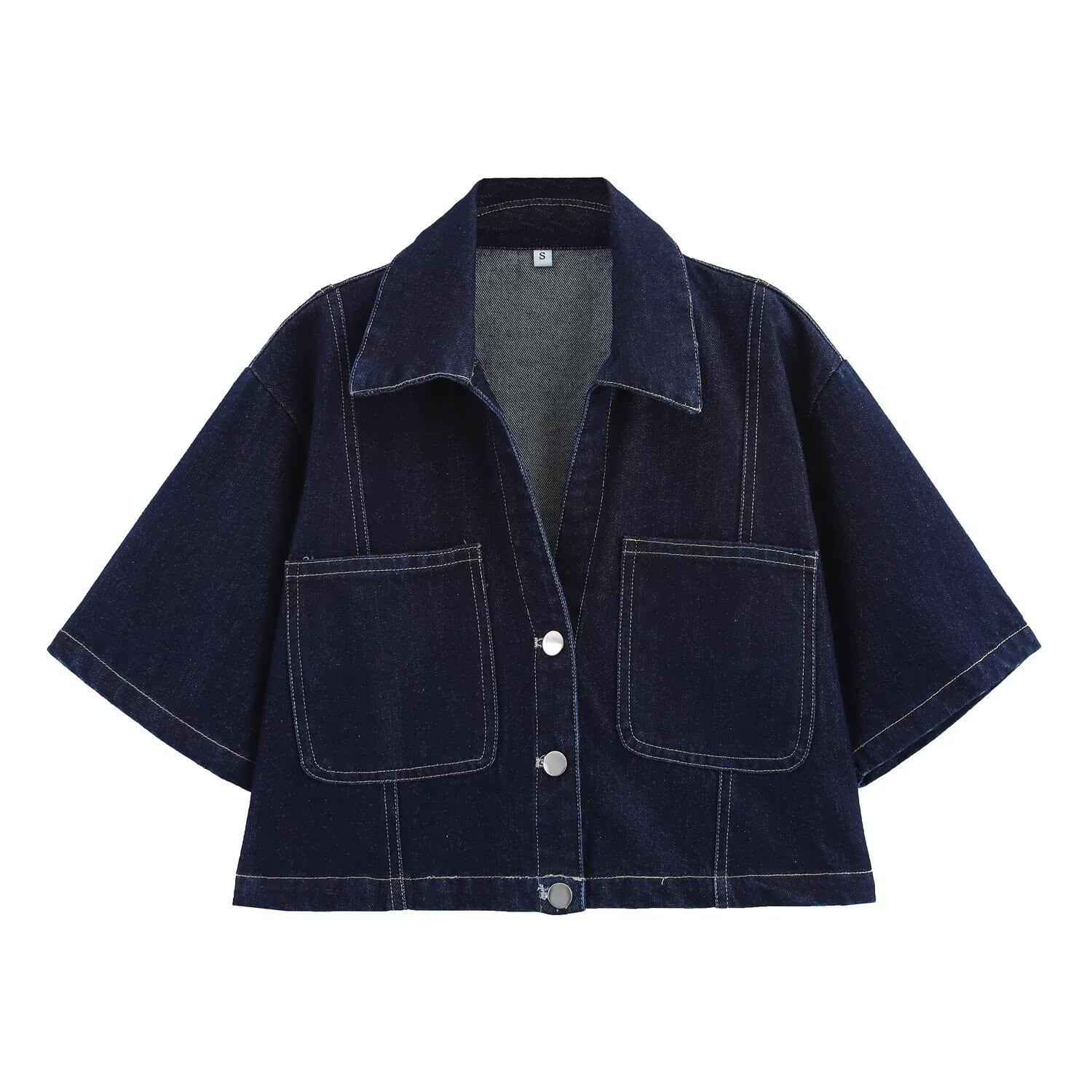 Foreign Trade 2025 Spring Women s European & American Style Short-Sleeve Lapel Shirt with Double-Breasted Skirt Pants Set. M
Foreign Trade 2025 Spring Women s European & American Style Short-Sleeve Lapel Shirt with Double-Breasted Skirt Pants Set. M