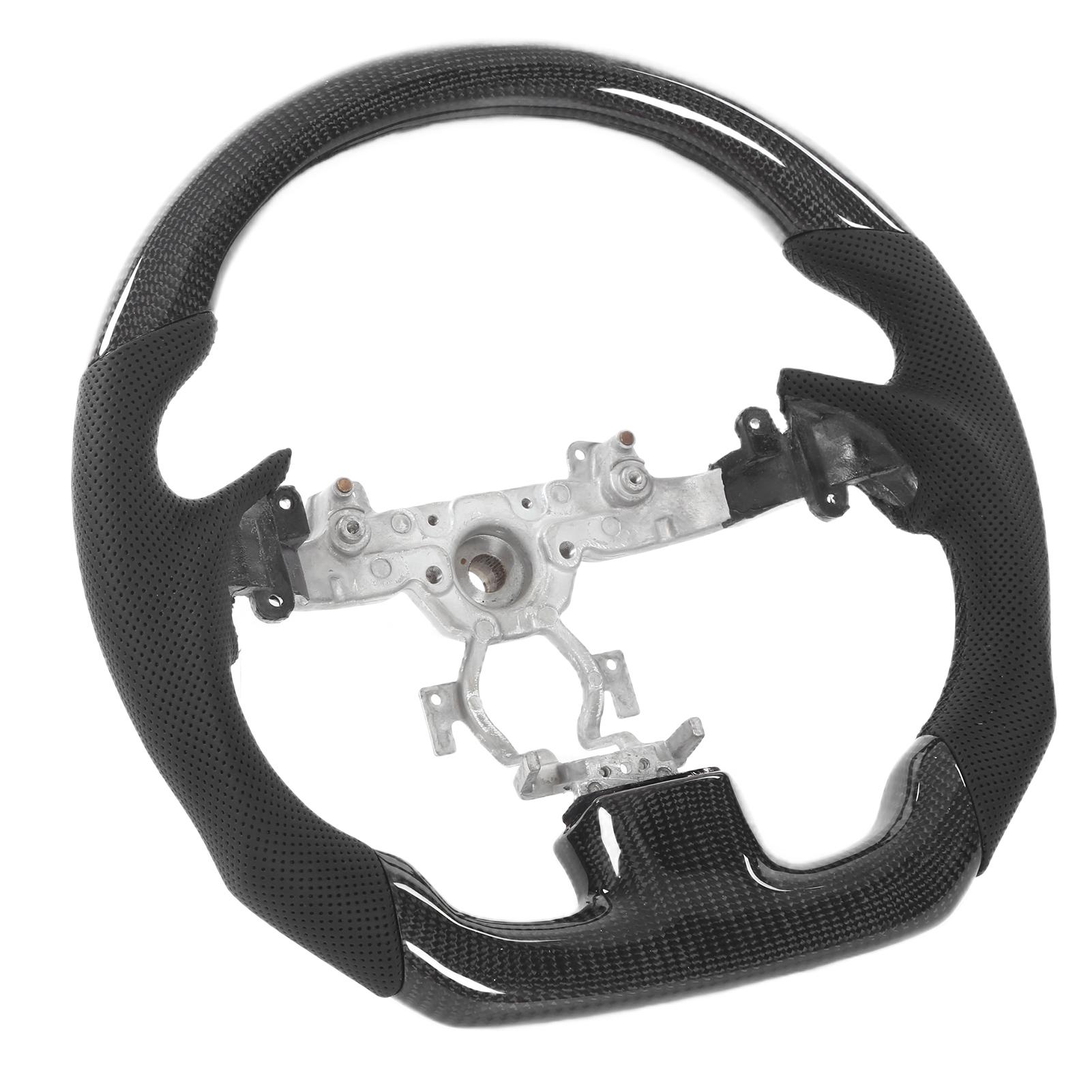 Замена рулевого колеса из углеродного волокна, перфорированная кожа Nappa, черная строчка для Infiniti G37
Замена рулевого колеса из углеродного волокна, перфорированная кожа Nappa, черная строчка для Infiniti G37