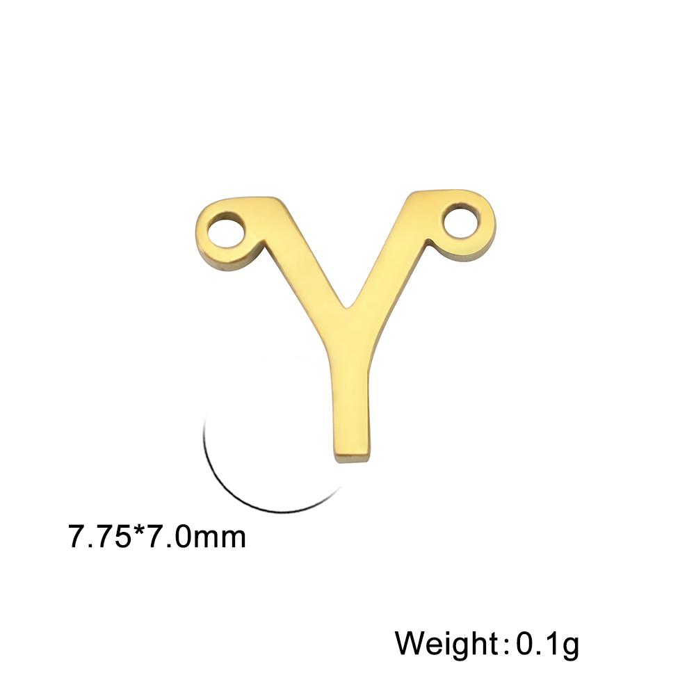Cazador Stainless Steel 1pc Mini Capital Letter Pendant Gold Color 26 Alphabet A-Z Charms for Necklace Jewelry Making Wholesale Silver
Cazador Stainless Steel 1pc Mini Capital Letter Pendant Gold Color 26 Alphabet A-Z Charms for Necklace Jewelry Making Wholesale Silver