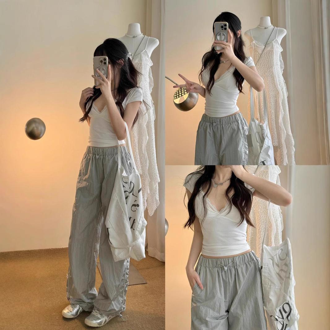 Chinese-Inspired 2025 Women s Slimming Bowknot Jogger Pants - Quick-Drying, Wide & Straight Leg Casual Sportswear Extra Large
Chinese-Inspired 2025 Women s Slimming Bowknot Jogger Pants - Quick-Drying, Wide & Straight Leg Casual Sportswear Extra Large