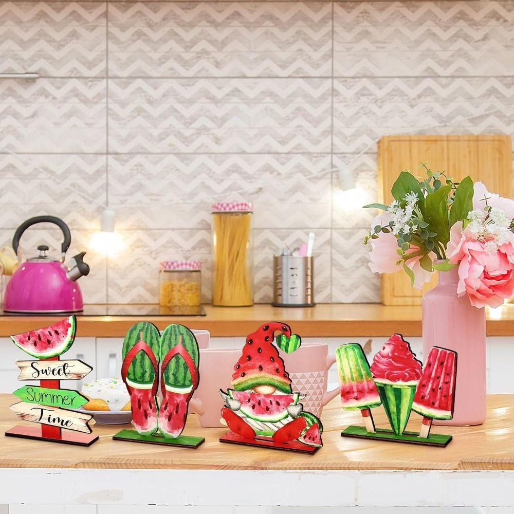 Funny Summer Watermelon Ornaments Red Green Dwarf Fruit Desktop Ornaments Living Room 6pcs 
Funny Summer Watermelon Ornaments Red Green Dwarf Fruit Desktop Ornaments Living Room 6pcs