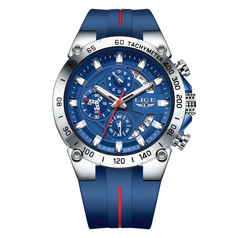 Mens Watches Top Brand Luxury Silicone Military Watch For Men Fashion Big Dial Waterproof Quartz Chronograph Reloj Hombre
Mens Watches Top Brand Luxury Silicone Military Watch For Men Fashion Big Dial Waterproof Quartz Chronograph Reloj Hombre