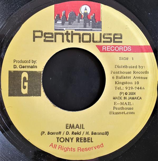 7inch Record TONY REBEL - Email NONE Penthouse Recor 2004 Jamaica Reggae, Ska & Dub Used
7inch Record TONY REBEL - Email NONE Penthouse Recor 2004 Jamaica Reggae, Ska & Dub Used