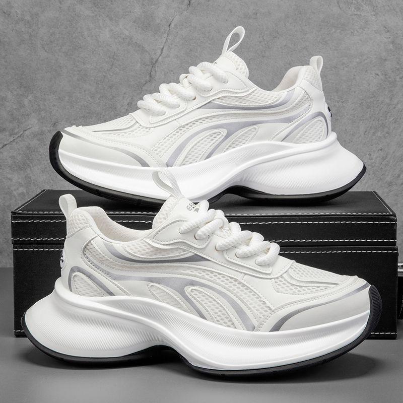 Трендовые ретро кроссовки «папины кроссовки» 2025: Дышащие, увеличивающие рост, белые спортивные кроссовки на толстой подошве для мужчин High Top (11cm and above)
Трендовые ретро кроссовки «папины кроссовки» 2025: Дышащие, увеличивающие рост, белые спортивные кроссовки на толстой подошве для мужчин High Top (11cm and above)