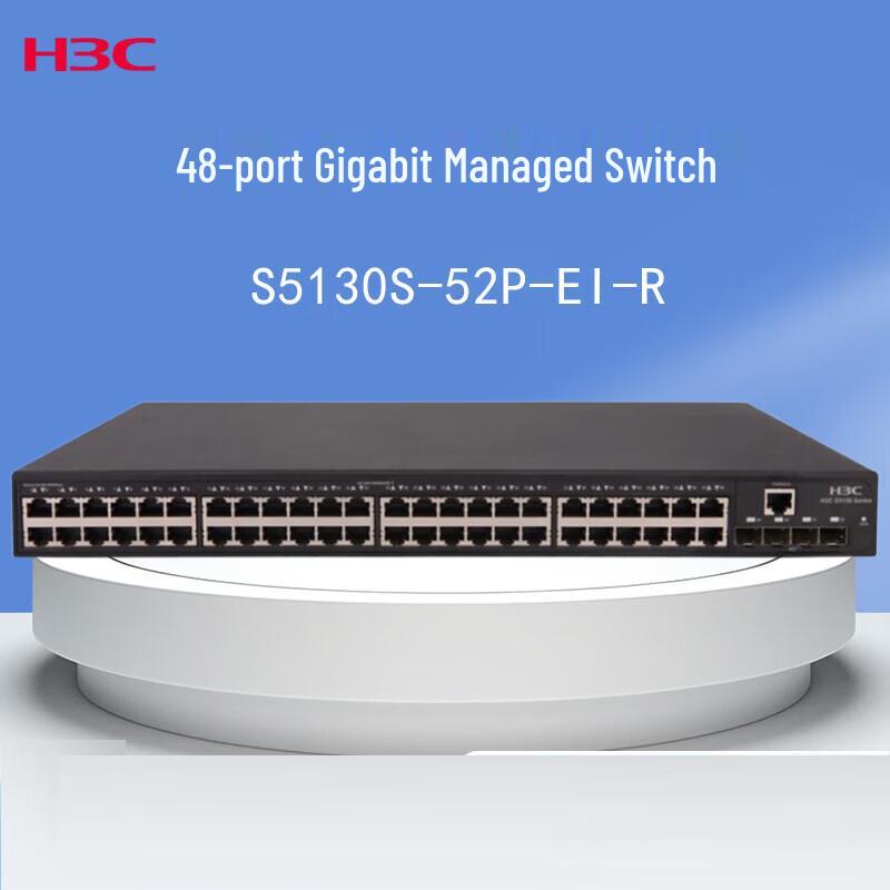 H3C S5130S-52P-EI-R Gigabit Enterprise Access Switch
H3C S5130S-52P-EI-R Gigabit Enterprise Access Switch
