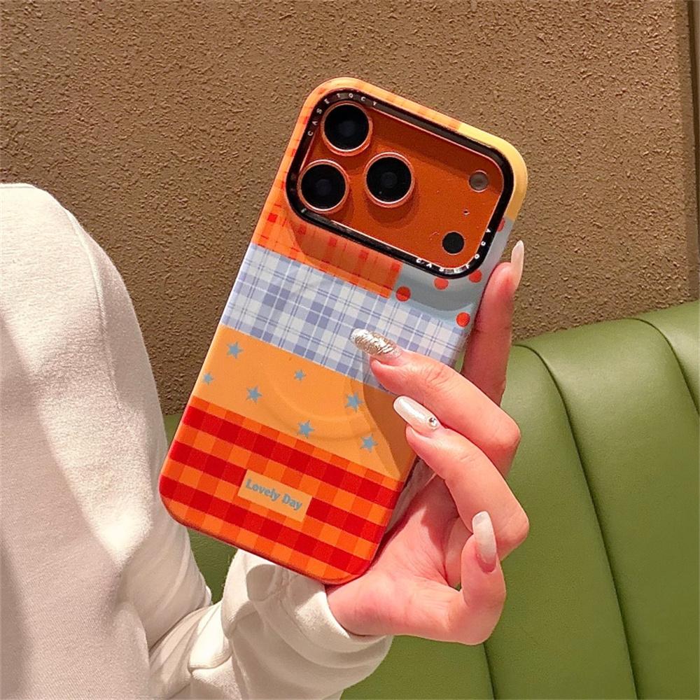 Korean Plaid Pattern Stripes Magnetic Phone Case For iPhone 17 Pro 16 15 14 Pro Max Cover with Cute Button Stand Hard Cases Fund For iPhone 17ProMax
Korean Plaid Pattern Stripes Magnetic Phone Case For iPhone 17 Pro 16 15 14 Pro Max Cover with Cute Button Stand Hard Cases Fund For iPhone 17ProMax