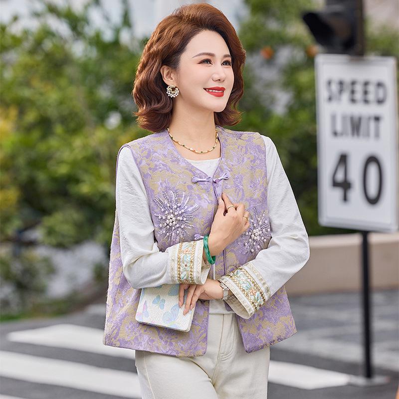 Qiaoya Ying Elegant Wide-sleeved Chinese Jacket for Middle-aged & Elderly Women XL (90-105 kg) фиолетовый
Qiaoya Ying Elegant Wide-sleeved Chinese Jacket for Middle-aged & Elderly Women XL (90-105 kg) фиолетовый