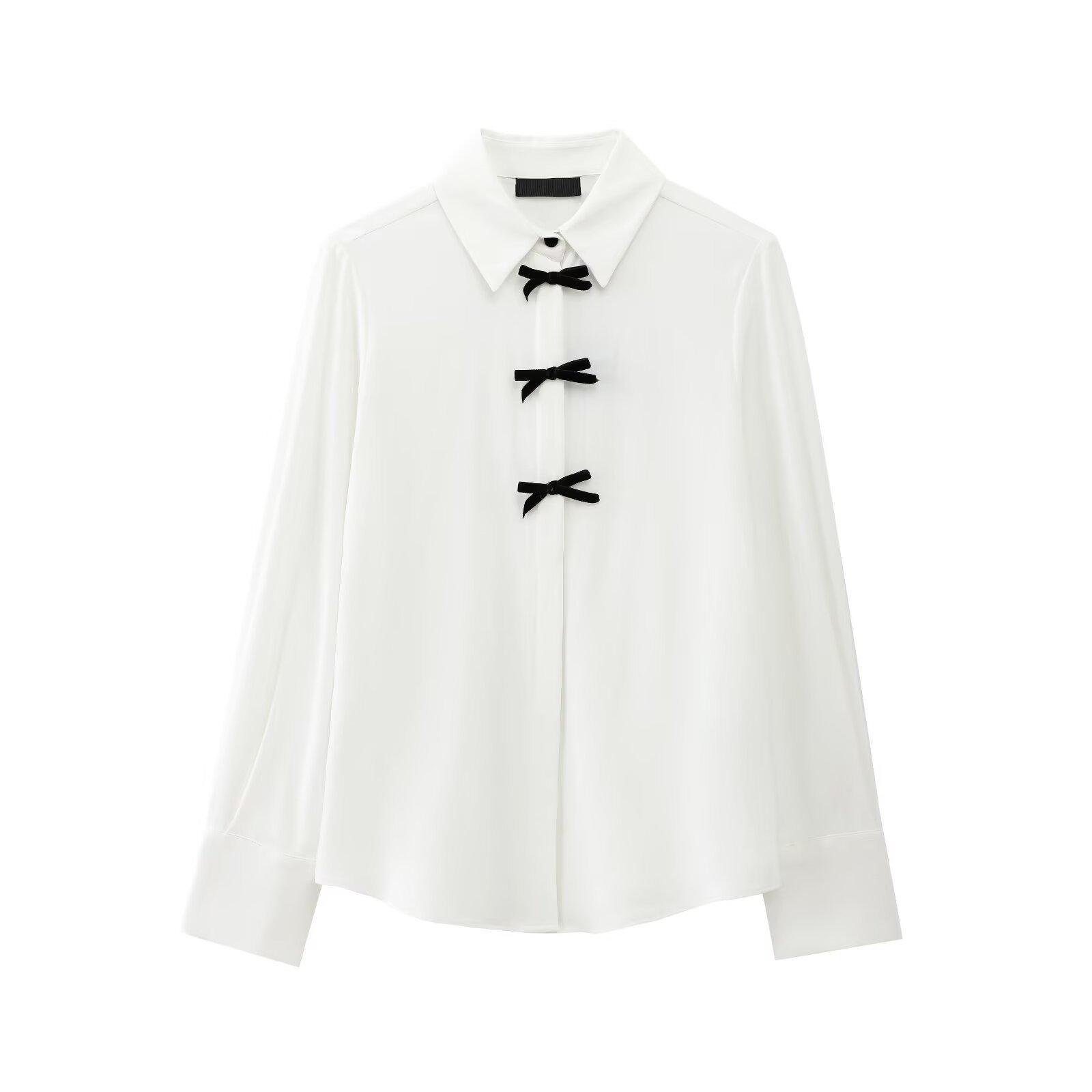 Весенняя женская рубашка в горошек с бантом 2025 года - Стильная, универсальная и удобная Medium белый
Весенняя женская рубашка в горошек с бантом 2025 года - Стильная, универсальная и удобная Medium белый