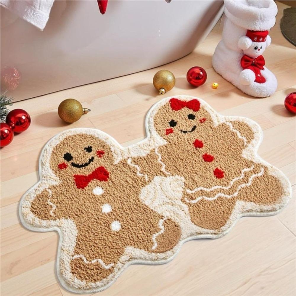 Non-Slip Bathroom Mat Cartoon Door Mat New Gingerbread Man Carpet 40x60cm 16x24inch
Non-Slip Bathroom Mat Cartoon Door Mat New Gingerbread Man Carpet 40x60cm 16x24inch