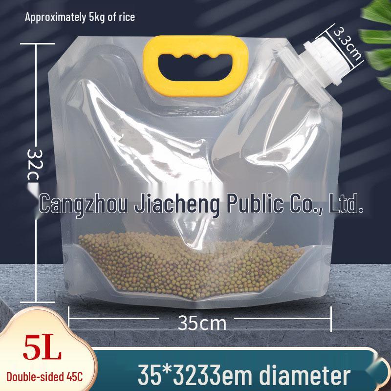 Большой прозрачный дой-пак с носиком для хранения зерна и легкой порционировки
Большой прозрачный дой-пак с носиком для хранения зерна и легкой порционировки