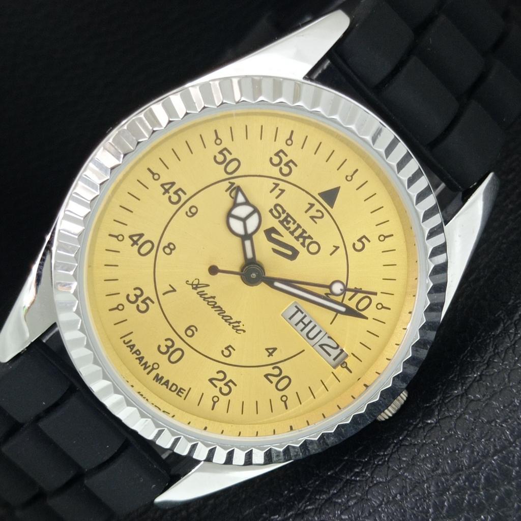 REFURBISHED VINTAGE SEIKO 5 AUTOMATIC 6309A JAPAN MENS GOLDEN WATCH a442981-1
REFURBISHED VINTAGE SEIKO 5 AUTOMATIC 6309A JAPAN MENS GOLDEN WATCH a442981-1