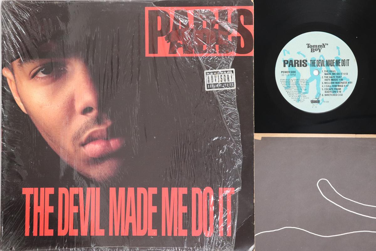 LP Record PARIS Devil Made Me Do It TB1030 TOMMY BOY 1990 US Rap HipHopRB Used
LP Record PARIS Devil Made Me Do It TB1030 TOMMY BOY 1990 US Rap HipHopRB Used