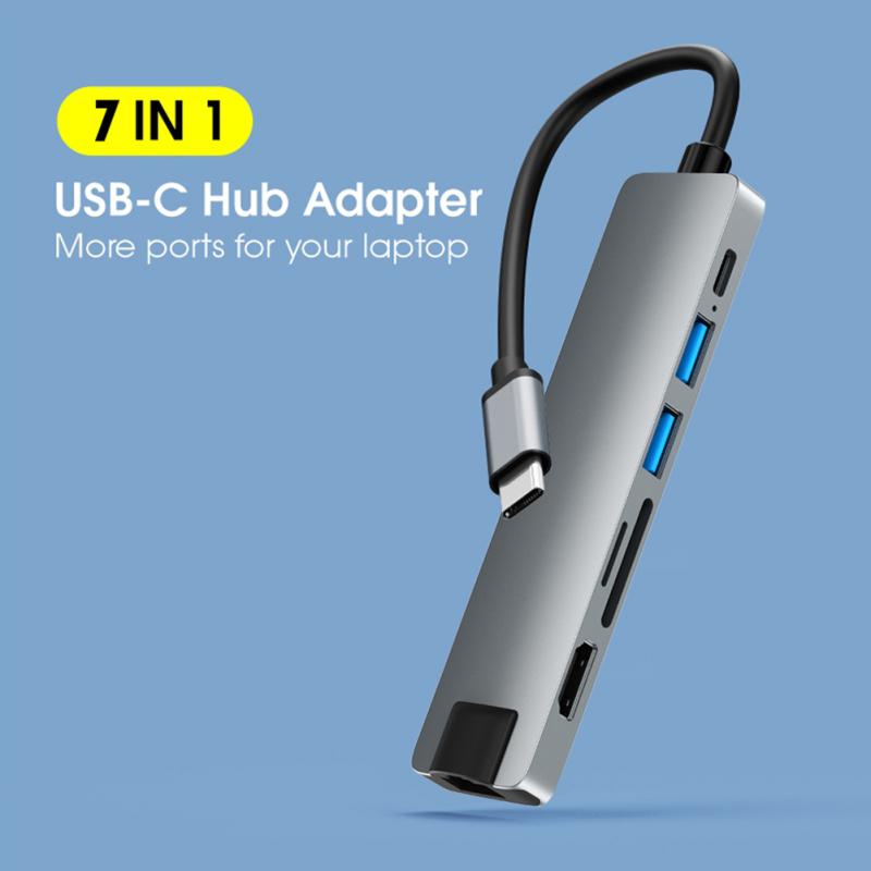 Dj1004a USB-концентратор 7-в-1, USB-адаптер Usb C-Ethernet, совместимый с HDMI, с Ethernet 100 Мбит/с 
Dj1004a USB-концентратор 7-в-1, USB-адаптер Usb C-Ethernet, совместимый с HDMI, с Ethernet 100 Мбит/с