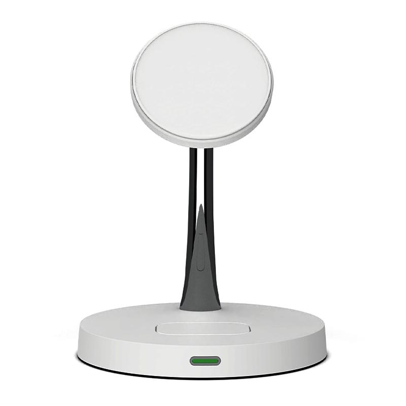T269 15W Fast Charging Station with Night Light Magnetic Wireless Charger for iPhone/AirPods Pro (QI Certified) White
T269 15W Fast Charging Station with Night Light Magnetic Wireless Charger for iPhone/AirPods Pro (QI Certified) White