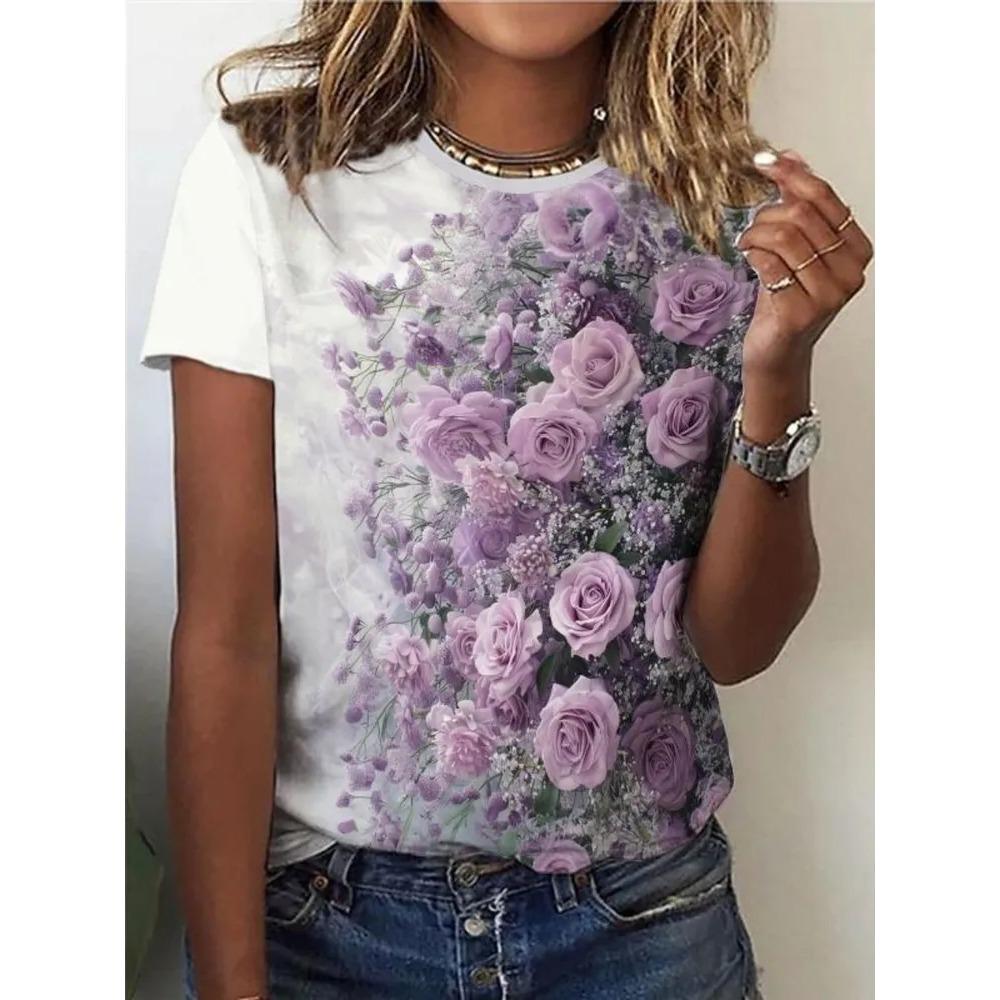 Retro Beautiful Colorful Flowers 3D Printed Short Sleeved T-shirt Fashionable Comfortable Soft Breathable Large Loose Summer T-shirt 6XL
Retro Beautiful Colorful Flowers 3D Printed Short Sleeved T-shirt Fashionable Comfortable Soft Breathable Large Loose Summer T-shirt 6XL