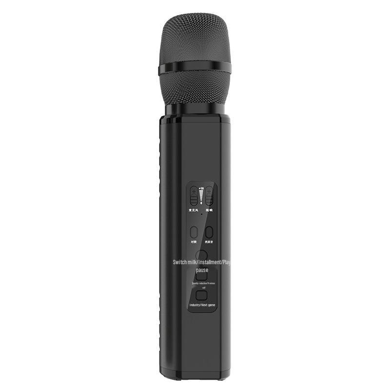 Wireless Bluetooth Microphone Speaker with Duet and Original Sound Cancellation for Home Singing чорний
Wireless Bluetooth Microphone Speaker with Duet and Original Sound Cancellation for Home Singing чорний