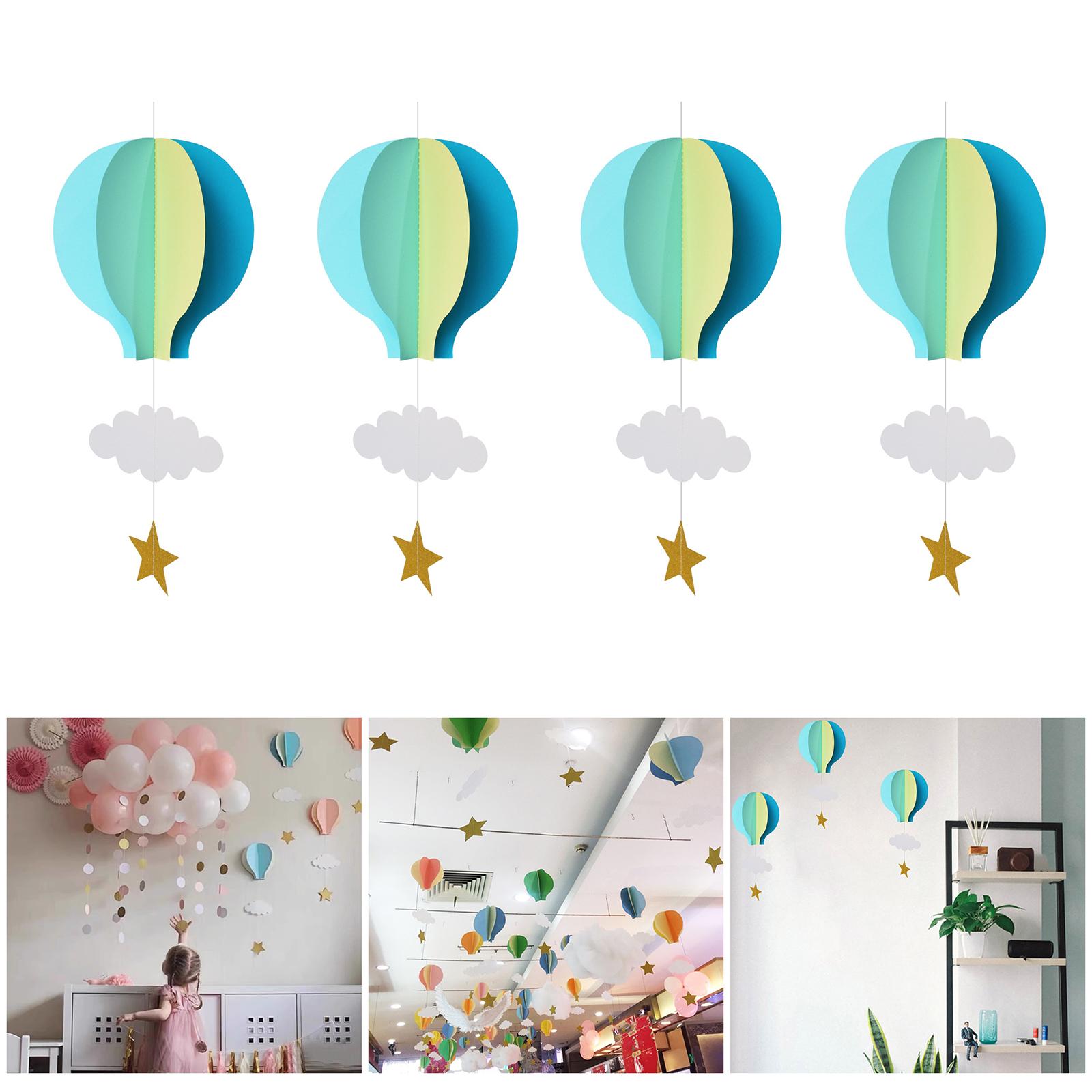 3D Hot Air Balloon Hanging Paper Pendant for Party Gathering Birthday Party Wall Ceiling Hanging Ornament for Formal
3D Hot Air Balloon Hanging Paper Pendant for Party Gathering Birthday Party Wall Ceiling Hanging Ornament for Formal