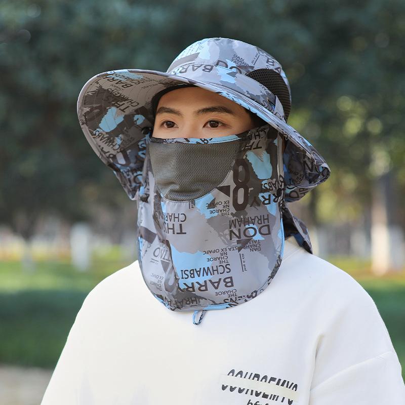 Spring hat men s outdoor camouflage bucket hat sun protection visor summer neck fishing sun hat One Size
Spring hat men s outdoor camouflage bucket hat sun protection visor summer neck fishing sun hat One Size