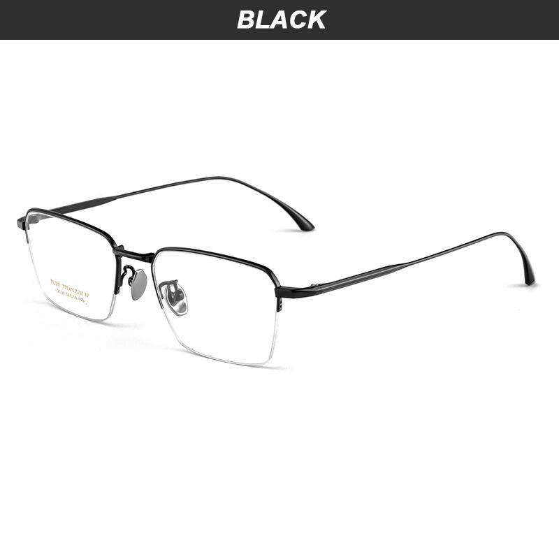 New Ultra-light Pure Titanium Glasses Frame Fashion Half-Rim Business Men Square Eyeglasses And Vintage Luxury Women Spectacle чорний
New Ultra-light Pure Titanium Glasses Frame Fashion Half-Rim Business Men Square Eyeglasses And Vintage Luxury Women Spectacle чорний