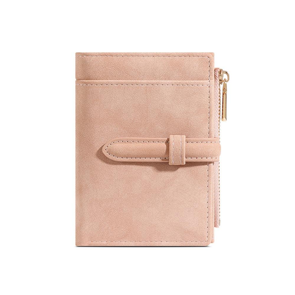 PU Women s Wallet 2 Folds Small Card Bag Gift Zipper Coin Purse Daily Use рожевий
PU Women s Wallet 2 Folds Small Card Bag Gift Zipper Coin Purse Daily Use рожевий