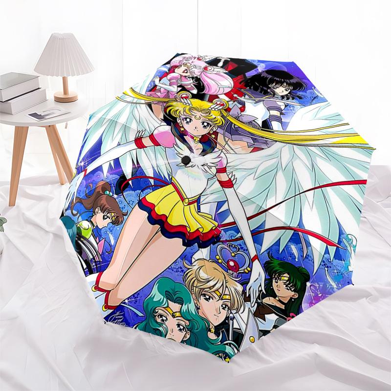 1pc Sailor Moon Inspired Umbrella Auto-Open Close, Foldable Design, 8-Rib Iron Frame, Outdoor Use, Festival Gift, Suitable for Fans, Travel, Daily Use
1pc Sailor Moon Inspired Umbrella Auto-Open Close, Foldable Design, 8-Rib Iron Frame, Outdoor Use, Festival Gift, Suitable for Fans, Travel, Daily Use