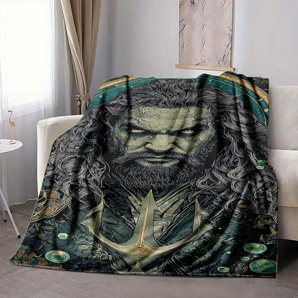 1pc Ocean King Flannel Throw Blanket Lightweight Soft Warm All Season Blanket for Sofa, Bed, Travel,L1028158 80x120cm
1pc Ocean King Flannel Throw Blanket Lightweight Soft Warm All Season Blanket for Sofa, Bed, Travel,L1028158 80x120cm