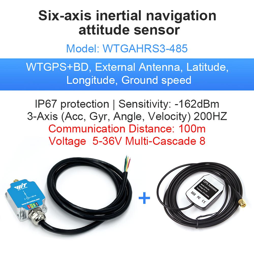 WitMotion WTGAHRS3 6-осьова навігаційна система GPS-IMU, вбудований акселерометр + електронний гіроскоп + магнітометр + барометр WTGAHRS3-485
WitMotion WTGAHRS3 6-осьова навігаційна система GPS-IMU, вбудований акселерометр + електронний гіроскоп + магнітометр + барометр WTGAHRS3-485