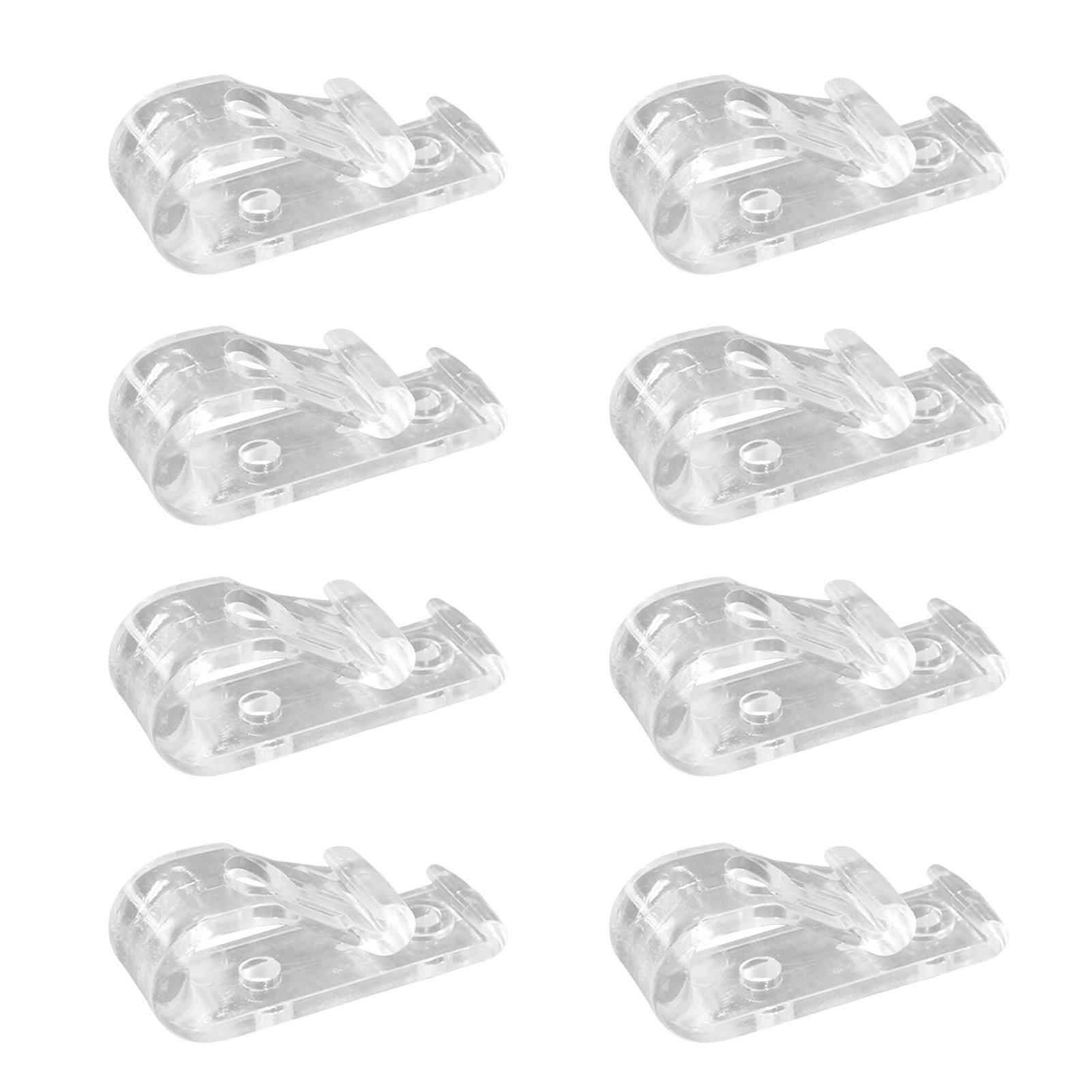 8PCS Plastic Curtain Hooks Adjustable Curtain Pleat Hooks for Door Curtain and Shower Curtain прозорий
8PCS Plastic Curtain Hooks Adjustable Curtain Pleat Hooks for Door Curtain and Shower Curtain прозорий