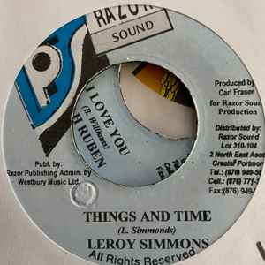 7inch Record LEROY SIMMONS - Things And Time NONE Razor Sound Jamaica Reggae, Ska & Dub Used
7inch Record LEROY SIMMONS - Things And Time NONE Razor Sound Jamaica Reggae, Ska & Dub Used