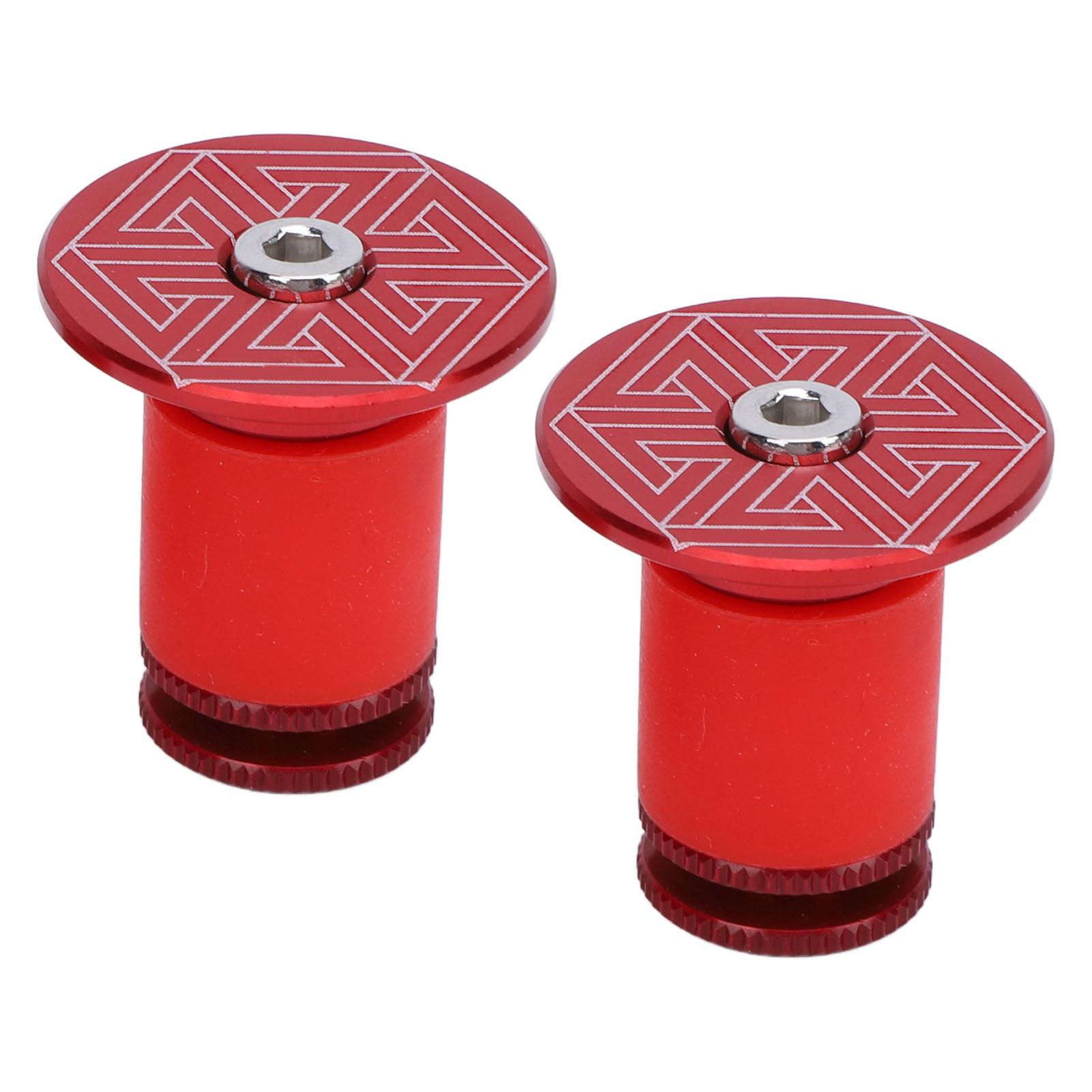 1 Pair of Handlebar Grip End Caps Aluminum Alloy Universal Bar Plugs for Mountain Road Cycling Red
1 Pair of Handlebar Grip End Caps Aluminum Alloy Universal Bar Plugs for Mountain Road Cycling Red