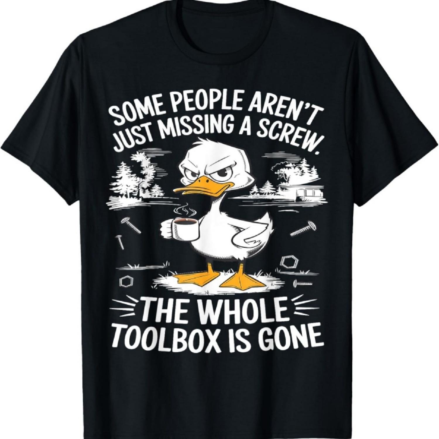 Funny Duck Aren t Missing A Screw The Whole Toolbox Is Gone T-Shirt XXXXXL чорний
Funny Duck Aren t Missing A Screw The Whole Toolbox Is Gone T-Shirt XXXXXL чорний
