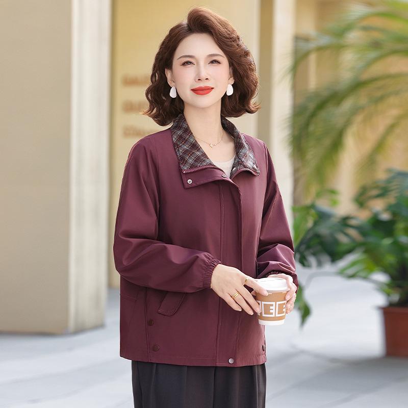 Mother s Spring Plaid Patchwork Jacket for Women - Casual Loose Slimming Fit for Middle-aged and Elderly 4XL малиновий
Mother s Spring Plaid Patchwork Jacket for Women - Casual Loose Slimming Fit for Middle-aged and Elderly 4XL малиновий