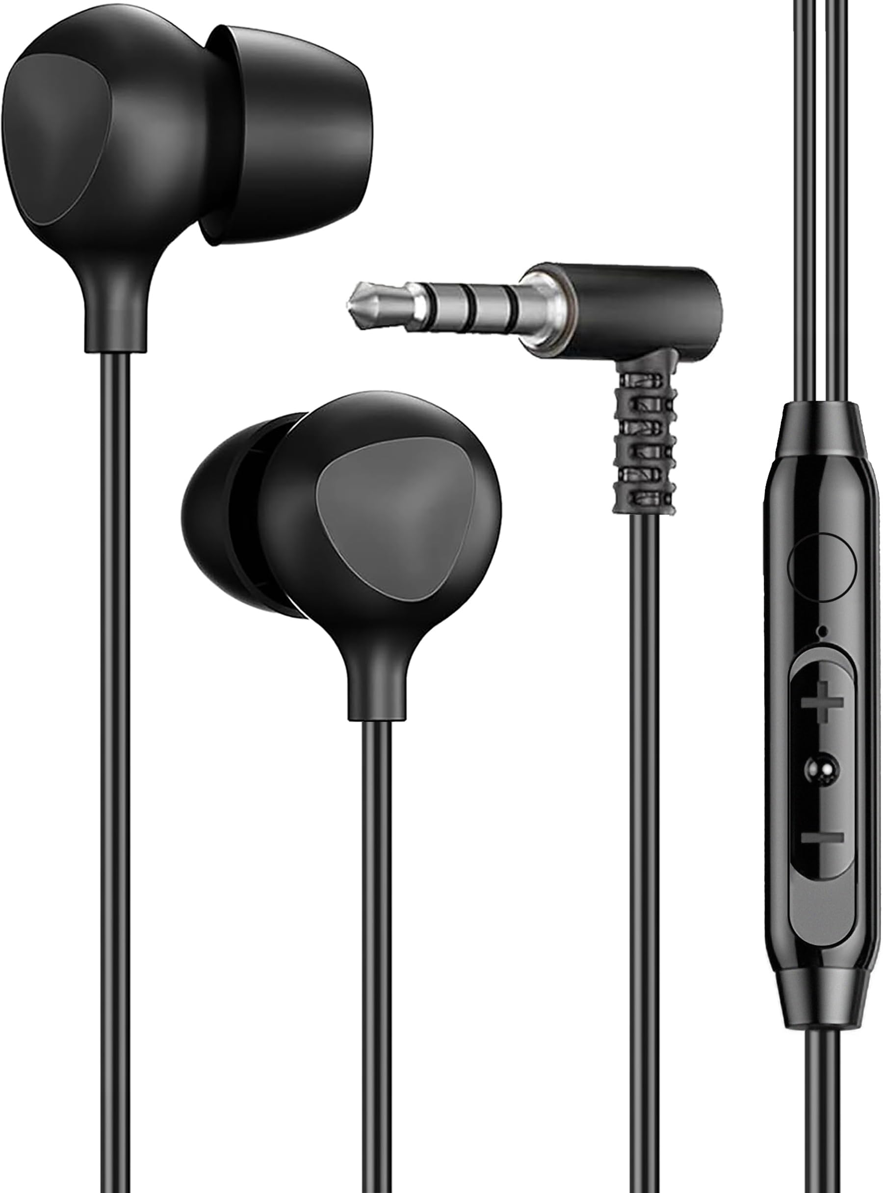 Wired Sleep Soft Good Sound Remote S10 Ideal for and Black Earphones, Silicone, Ultra-lightweight, Ultra-compact, Noise-canceling, Quality, Control,
Wired Sleep Soft Good Sound Remote S10 Ideal for and Black Earphones, Silicone, Ultra-lightweight, Ultra-compact, Noise-canceling, Quality, Control,