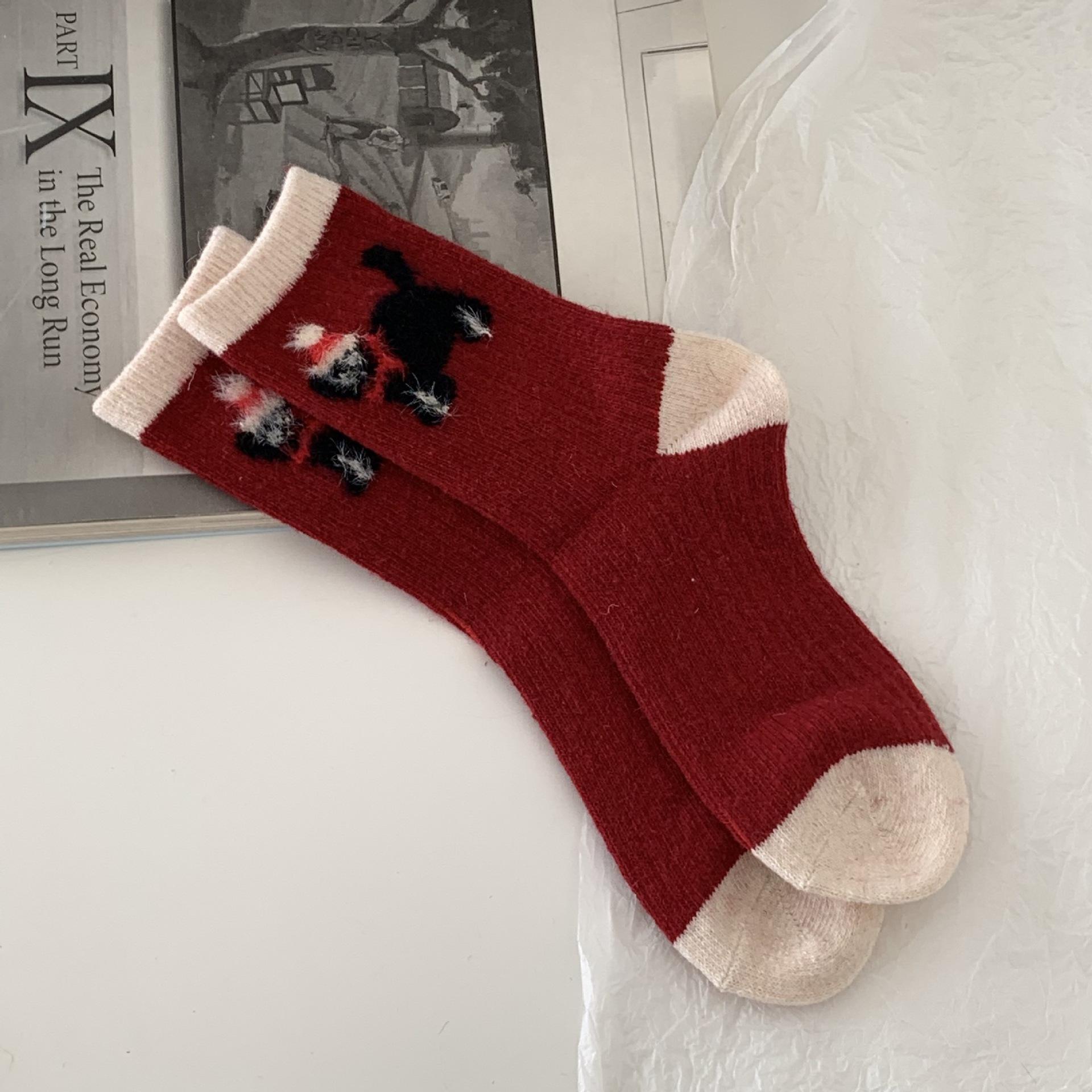 Big Red Socks, Flocked Apples, New Year S Red Socks, Mid-Tube Cotton Socks, Embroidered Love Versatility, Stacked Socks One size fits all
Big Red Socks, Flocked Apples, New Year S Red Socks, Mid-Tube Cotton Socks, Embroidered Love Versatility, Stacked Socks One size fits all