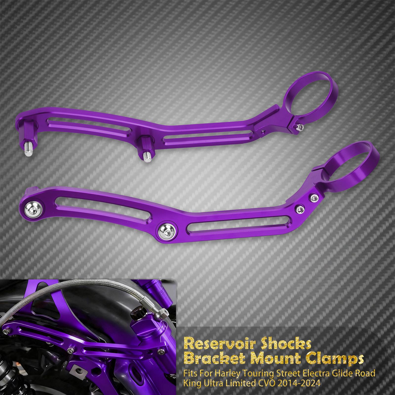 Motorcycle Shock Absorber Remote Reservoir Bracket Mount Clamps For Harley Touring Road King Street Glide Electra Glide 2014-Up Reservoir Brackets D
Motorcycle Shock Absorber Remote Reservoir Bracket Mount Clamps For Harley Touring Road King Street Glide Electra Glide 2014-Up Reservoir Brackets D