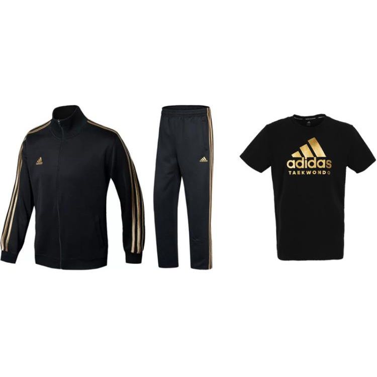 Adidas Куртка и брюки, удобная футболка с коротким рукавом, повседневный спортивный комплект из трех предметов, мужские комплекты, черный, золотой TR30J1+TR30P+ADICTT-BG XL
Adidas Куртка и брюки, удобная футболка с коротким рукавом, повседневный спортивный комплект из трех предметов, мужские комплекты, черный, золотой TR30J1+TR30P+ADICTT-BG XL