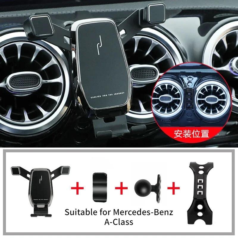 For Mercedes Benz A CLA Class W177 V177 C118 W118 2019 2020 Car Mobile Phone Holder Central Control Air Vent Bracket Accessories чорний
For Mercedes Benz A CLA Class W177 V177 C118 W118 2019 2020 Car Mobile Phone Holder Central Control Air Vent Bracket Accessories чорний